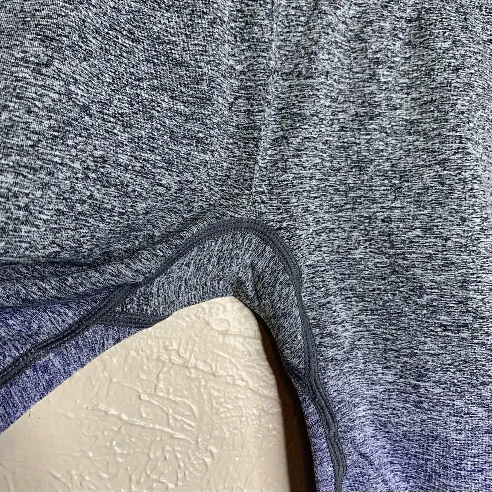 Gymshark‎ seamless ombre high waisted leggings gray blue